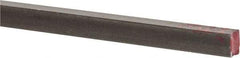 Made in USA - 36" Long x 3/16" High x 1/4" Wide, Mill Key Stock - W-1 (Water Hardening) Tool Steel - Apex Tool & Supply