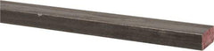 Made in USA - 36" Long x 1/4" High x 1/2" Wide, Mill Key Stock - W-1 (Water Hardening) Tool Steel - Apex Tool & Supply