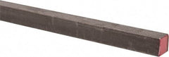 Made in USA - 36" Long x 7/16" High x 7/16" Wide, Key Stock - W-1 (Water Hardening) Tool Steel - Apex Tool & Supply