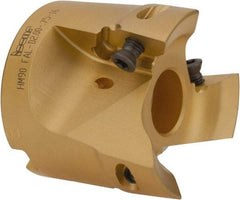 Iscar - 3 Inserts, 2" Cut Diam, 3/4" Arbor Diam, 0.622" Max Depth of Cut, Indexable Square-Shoulder Face Mill - 0/90° Lead Angle, 1-3/4" High, HM90 APCR 1605... Insert Compatibility, Series HM90 - Apex Tool & Supply