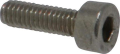Value Collection - M2.5x0.45 Metric Coarse Hex Socket Drive, Socket Cap Screw - Grade 18-8 & Austenitic A2 Stainless Steel, Uncoated, Fully Threaded, 8mm Length Under Head - Apex Tool & Supply