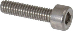 Value Collection - M2.5x0.45 Metric Coarse Hex Socket Drive, Socket Cap Screw - Grade 18-8 & Austenitic A2 Stainless Steel, Uncoated, Fully Threaded, 10mm Length Under Head - Apex Tool & Supply