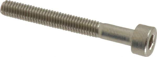 Value Collection - M3x0.50 Metric Coarse Hex Socket Drive, Socket Cap Screw - Grade 18-8 & Austenitic A2 Stainless Steel, Uncoated, Partially Threaded, 25mm Length Under Head - Apex Tool & Supply