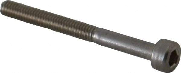 Value Collection - M3x0.50 Metric Coarse Hex Socket Drive, Socket Cap Screw - Grade 18-8 & Austenitic A2 Stainless Steel, Uncoated, Partially Threaded, 30mm Length Under Head - Apex Tool & Supply