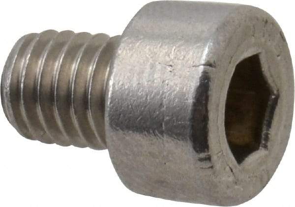 Value Collection - M5x0.80 Metric Coarse Hex Socket Drive, Socket Cap Screw - Grade 18-8 & Austenitic A2 Stainless Steel, Uncoated, Fully Threaded, 6mm Length Under Head - Apex Tool & Supply