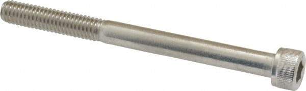 Value Collection - M6x1.00 Metric Coarse Hex Socket Drive, Socket Cap Screw - Grade 18-8 & Austenitic A2 Stainless Steel, Uncoated, Partially Threaded, 70mm Length Under Head - Apex Tool & Supply
