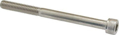 Value Collection - M6x1.00 Metric Coarse Hex Socket Drive, Socket Cap Screw - Grade 18-8 & Austenitic A2 Stainless Steel, Uncoated, Partially Threaded, 70mm Length Under Head - Apex Tool & Supply