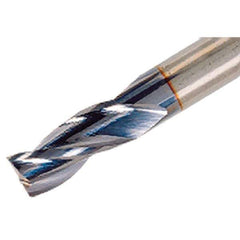 Iscar - 14mm, 25mm LOC, 14mm Shank Diam, 83mm OAL, 3 Flute, Solid Carbide Square End Mill - Single End, TiAlN Finish, Spiral Flute, 38° Helix, Right Hand Cut, Right Hand Flute - Apex Tool & Supply