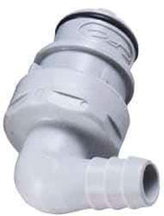 CPC Colder Products - Polypropylene Push-to-Connect Tube Male Connector - 60 Max psi, 3/8" Inside Diam, Gray - Apex Tool & Supply