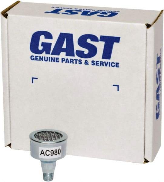 Gast - Air Actuated Motor Accessories Type: Muffler Assembly For Use With: 2AM & 4AM Models - Apex Tool & Supply