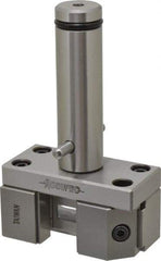 Accupro - 0.785 Jaw Opening Capacity, 37.08mm Jaw Height, Toolmaker's Vise - Flat Jaw, 105mm OAL x 29.97mm OAW x 4.19" OAH - Apex Tool & Supply