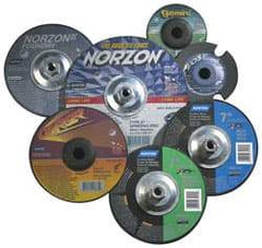 Norton - Depressed-Center Wheels Wheel Diameter (Inch): 9 Wheel Thickness (Inch): 1/4 - Apex Tool & Supply