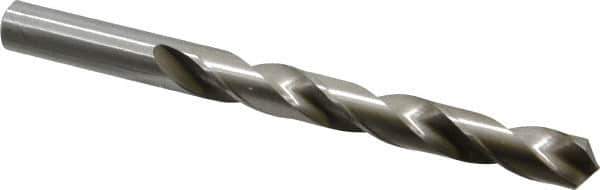 Chicago-Latrobe - 37/64" 118° High Speed Steel Jobber Drill - Bright Finish, Right Hand Cut, Spiral Flute, Straight Shank, 6-5/8" OAL, Standard Point - Apex Tool & Supply