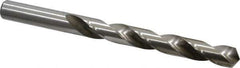 Chicago-Latrobe - 39/64" 118° High Speed Steel Jobber Drill - Bright Finish, Right Hand Cut, Spiral Flute, Straight Shank, 7-1/8" OAL, Standard Point - Apex Tool & Supply