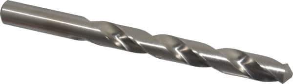 Chicago-Latrobe - 43/64" 118° High Speed Steel Jobber Drill - Bright Finish, Right Hand Cut, Spiral Flute, Straight Shank, 7-1/8" OAL, Standard Point - Apex Tool & Supply