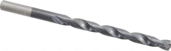 Chicago-Latrobe - 15/64" 135° Cobalt Jobber Drill - TiAlN Finish, Right Hand Cut, Spiral Flute, Straight Shank, 3-7/8" OAL, Split Point - Apex Tool & Supply