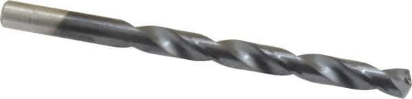 Chicago-Latrobe - 21/64" 135° Cobalt Jobber Drill - TiAlN Finish, Right Hand Cut, Spiral Flute, Straight Shank, 4-5/8" OAL, Split Point - Apex Tool & Supply