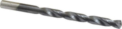 Chicago-Latrobe - 21/64" 135° Cobalt Jobber Drill - TiAlN Finish, Right Hand Cut, Spiral Flute, Straight Shank, 4-5/8" OAL, Split Point - Apex Tool & Supply