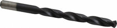 Chicago-Latrobe - 23/64" 135° Cobalt Jobber Drill - TiAlN Finish, Right Hand Cut, Spiral Flute, Straight Shank, 4-7/8" OAL, Split Point - Apex Tool & Supply