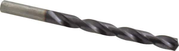 Chicago-Latrobe - Letter T 135° Cobalt Jobber Drill - TiAlN Finish, Right Hand Cut, Spiral Flute, Straight Shank, 4-7/8" OAL, Split Point - Apex Tool & Supply