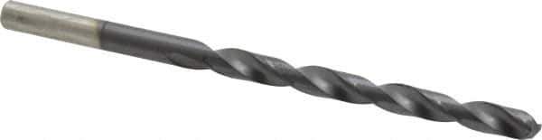 Chicago-Latrobe - #5 135° Cobalt Jobber Drill - TiAlN Finish, Right Hand Cut, Spiral Flute, Straight Shank, 3-3/4" OAL, Split Point - Apex Tool & Supply