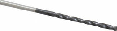 Chicago-Latrobe - #42 135° Cobalt Jobber Drill - TiAlN Finish, Right Hand Cut, Spiral Flute, Straight Shank, 2-1/4" OAL, Split Point - Apex Tool & Supply