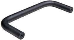 Amatom Electronic Hardware - 3-3/16" Long x 3/4" High, Round Handle - Black Anodized, Aluminum, 3" Center to Center - Apex Tool & Supply