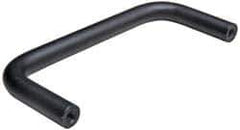 Amatom Electronic Hardware - 3-3/16" Long x 3/4" High, Round Handle - Black Anodized, Aluminum, 3" Center to Center - Apex Tool & Supply