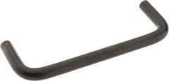 Amatom Electronic Hardware - 4-1/4" Long x 1-1/2" High, Round Handle - Black Oxide Finish, Stainless Steel, 4" Center to Center - Apex Tool & Supply