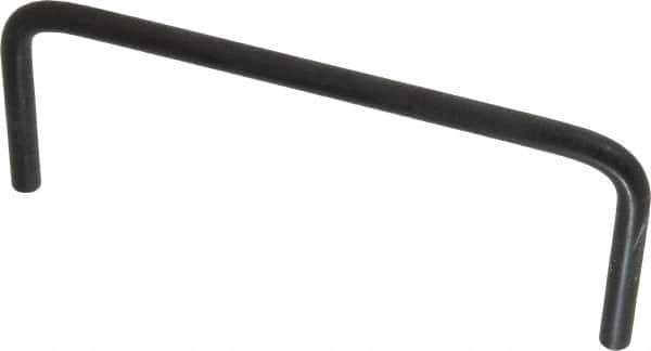 Amatom Electronic Hardware - 5-1/4" Long x 2" High, Round Handle - Black Oxide Finish, Stainless Steel, 5" Center to Center - Apex Tool & Supply