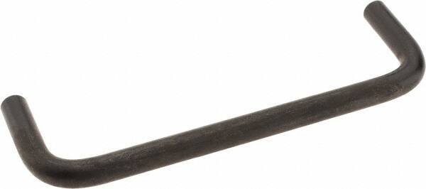Amatom Electronic Hardware - 4-7/8" Long x 1-1/2" High, Round Handle - Black Oxide Finish, Stainless Steel, 4-9/16" Center to Center - Apex Tool & Supply
