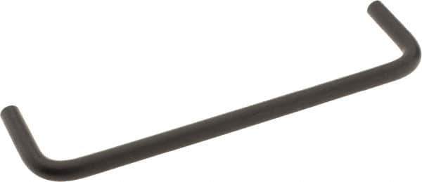 Amatom Electronic Hardware - 6-3/4" Long x 1-3/4" High, Round Handle - Black Oxide Finish, Stainless Steel, 6-7/16" Center to Center - Apex Tool & Supply