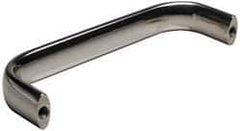 Amatom Electronic Hardware - 2-25/32" Long x 0.63" Wide x 1-1/2" High, Oval Handle - Clear Passivated, Stainless Steel, 2-1/2" Center to Center - Apex Tool & Supply