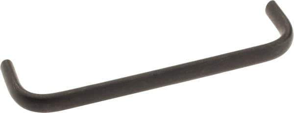 Amatom Electronic Hardware - 6-9/32" Long x 0.44" Wide x 1-1/2" High, Oval Handle - Black Oxide Finish, Stainless Steel, 6" Center to Center - Apex Tool & Supply