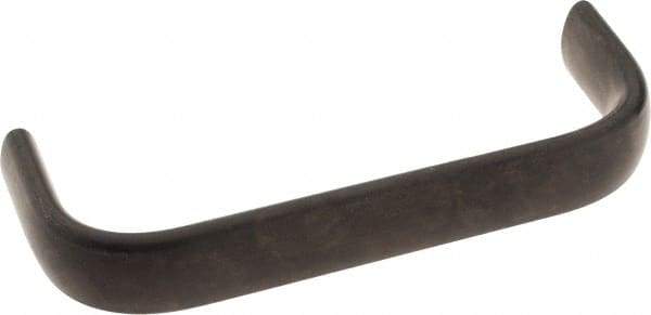 Amatom Electronic Hardware - 4-9/32" Long x 0.63" Wide x 1-1/2" High, Oval Handle - Black Oxide Finish, Stainless Steel, 4" Center to Center - Apex Tool & Supply