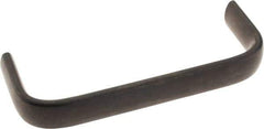 Amatom Electronic Hardware - 4-27/32" Long x 0.63" Wide x 1-3/4" High, Oval Handle - Black Oxide Finish, Stainless Steel, 4-9/16" Center to Center - Apex Tool & Supply