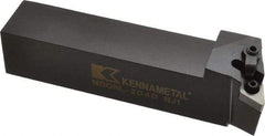 Kennametal - MDQN, Left Hand Cut, 27.5° Lead Angle, 1-1/4" Shank Height x 1-1/4" Shank Width, Negative Rake Indexable Turning Toolholder - 6" OAL, DN..43. Insert Compatibility, Series Kenloc - Apex Tool & Supply