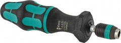 Wera - 1 Piece, 0.3 to 1.2 N/m, Adjustable Torque Limiting Screwdriver - 6" OAL, 1/4" Drive, 0.05" Graduation - Apex Tool & Supply