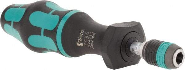Wera - 1 Piece, 2-1/2 to 11-1/2 In/Lb, Adjustable Torque Limiting Screwdriver - 6" OAL, 1/4" Drive, 0.5 In/Lb Graduation - Apex Tool & Supply