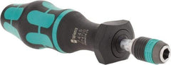 Wera - 1 Piece, 2-1/2 to 11-1/2 In/Lb, Adjustable Torque Limiting Screwdriver - 6" OAL, 1/4" Drive, 0.5 In/Lb Graduation - Apex Tool & Supply