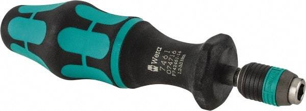 Wera - 1 Piece, 1.2 to 3 N/m, Preset Torque Limiting Screwdriver - 1/4" Drive - Apex Tool & Supply