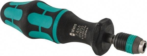 Wera - 1 Piece, 11 to 29 In/Lb, Preset Torque Limiting Screwdriver - 1/4" Drive - Apex Tool & Supply