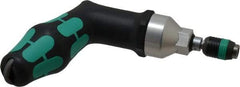 Wera - 3 to 6 N/m, Adjustable Torque Limiting Screwdriver - 6" OAL, 1/4" Drive, 1/4" Graduation - Apex Tool & Supply