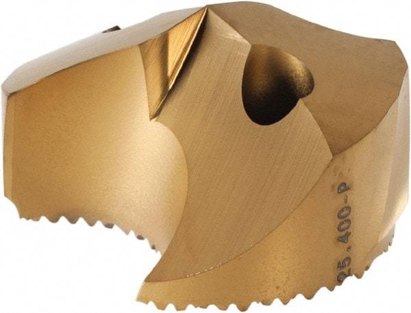 Seco - Series SD100, 25.4mm Diam 140° Replaceable Drill Tip - Carbide, TiAlN Finish, Through Coolant - Apex Tool & Supply
