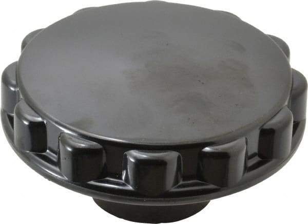 Gibraltar - 3" Head, Fluted Knob - Bushing with Set Screw, Phenolic, with Glossy Finish - Apex Tool & Supply