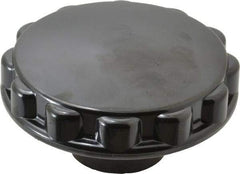 Gibraltar - 3" Head, Fluted Knob - Bushing with Set Screw, Phenolic, with Glossy Finish - Apex Tool & Supply