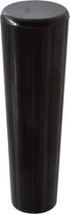 Gibraltar - 1/2-13 Hole, 1-1/32" Deep Hole, Phenolic, Female Insert Fluted Tapered Knob - 4-3/8 OAL, 1" Base Diam, Black, 1-3/8" Head Diam - Apex Tool & Supply