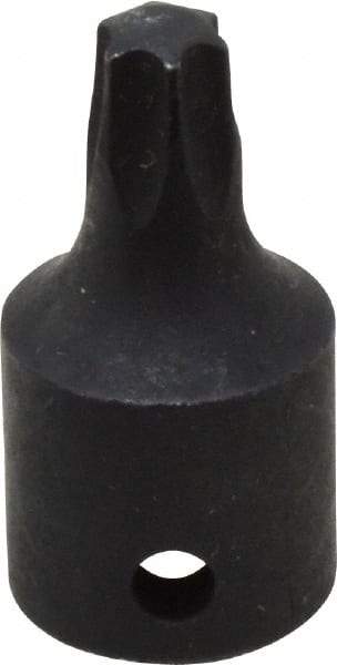 Blackhawk by Proto - 1/4" Drive, T30 Impact Torx Bit Socket - 1-3/16" OAL - Apex Tool & Supply