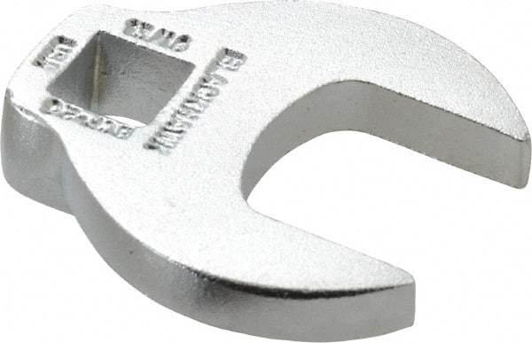 Blackhawk by Proto - 13/16" 3/8" Drive Chrome Open End Crowfoot Wrench - 1-23/32" OAL - Apex Tool & Supply