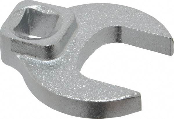 Blackhawk by Proto - 7/8" 3/8" Drive Chrome Open End Crowfoot Wrench - 1-23/32" OAL - Apex Tool & Supply